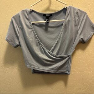 Forever 21 Wrap Crop Top